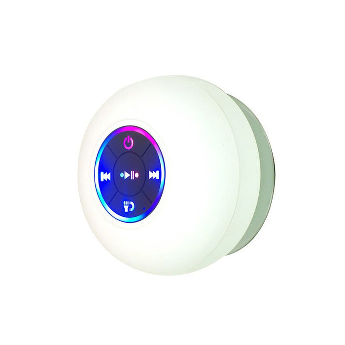 Waterproof LED Bluetooth Speaker with Suction Cup