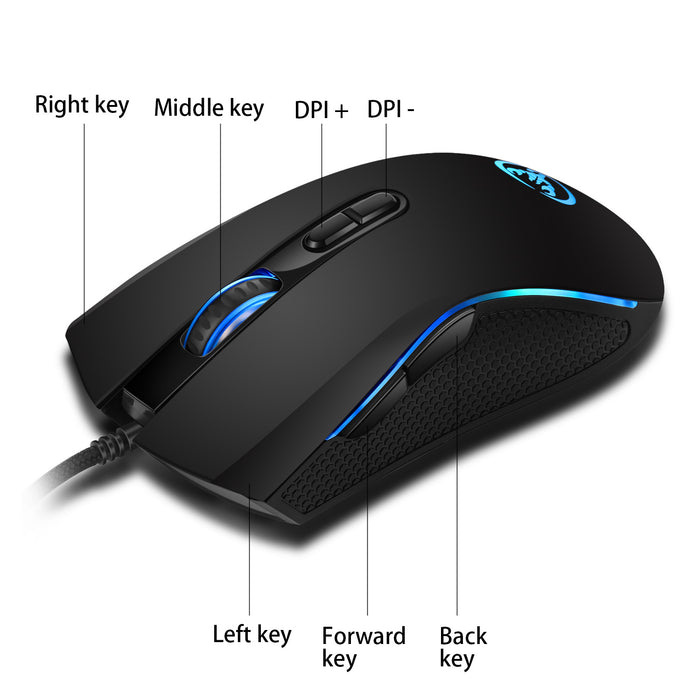 Level up your eSports game with this RGB Wired Mouse! 🎮🖱️ #Gaming #Mouse #eSports
