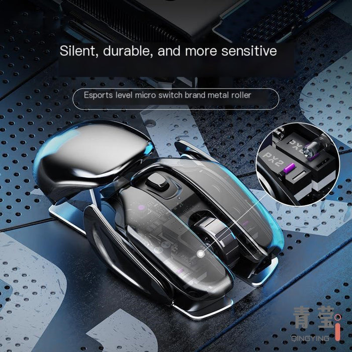 Rechargeable Silent Wireless Mouse (Aluminum Alloy)