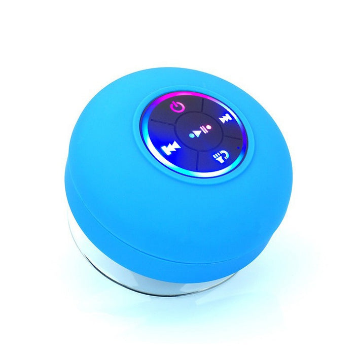 Waterproof LED Bluetooth Speaker with Suction Cup