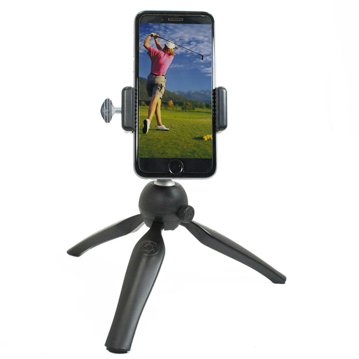 Golf Gadgets Folding Tripod Swing Recording Phone Mount