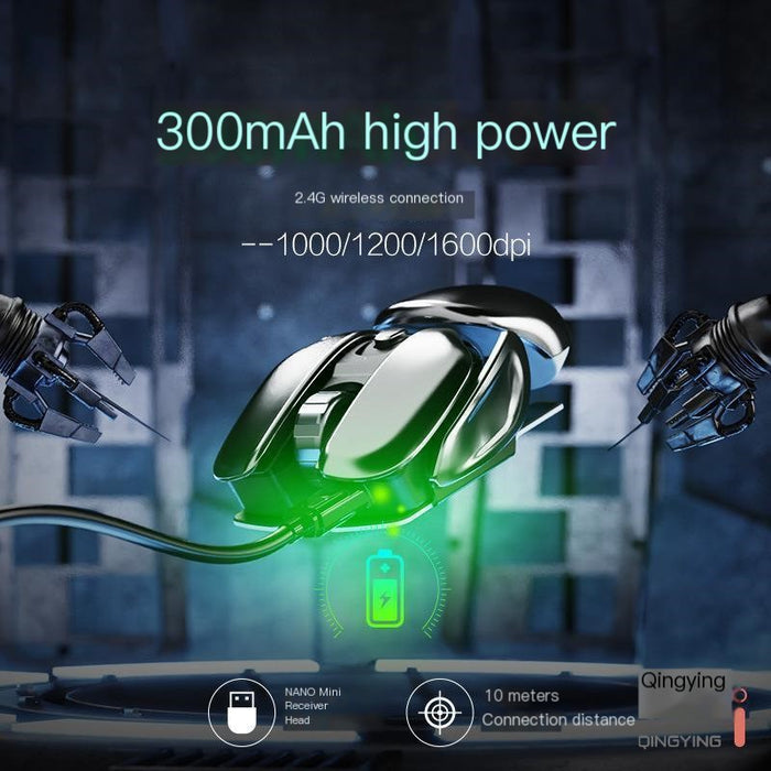 Rechargeable Silent Wireless Mouse (Aluminum Alloy)