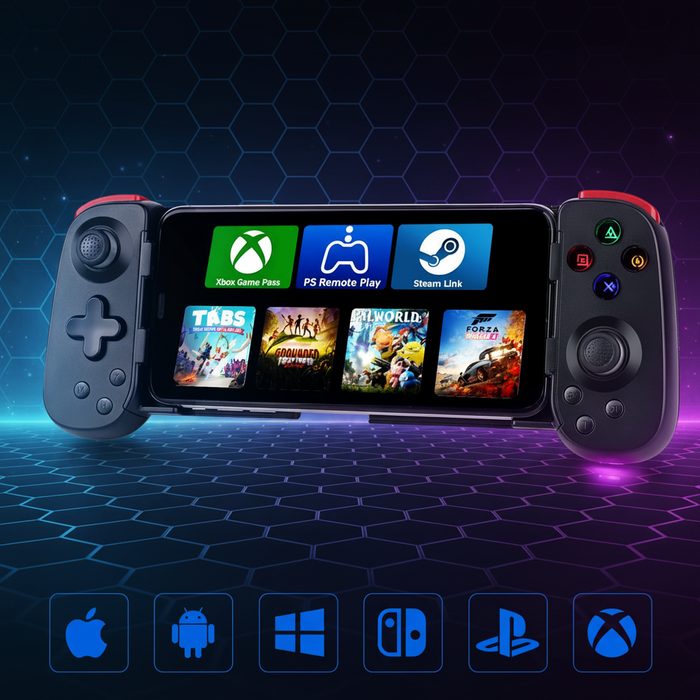 Bluetooth Mobile Game Controller for iOS & Android