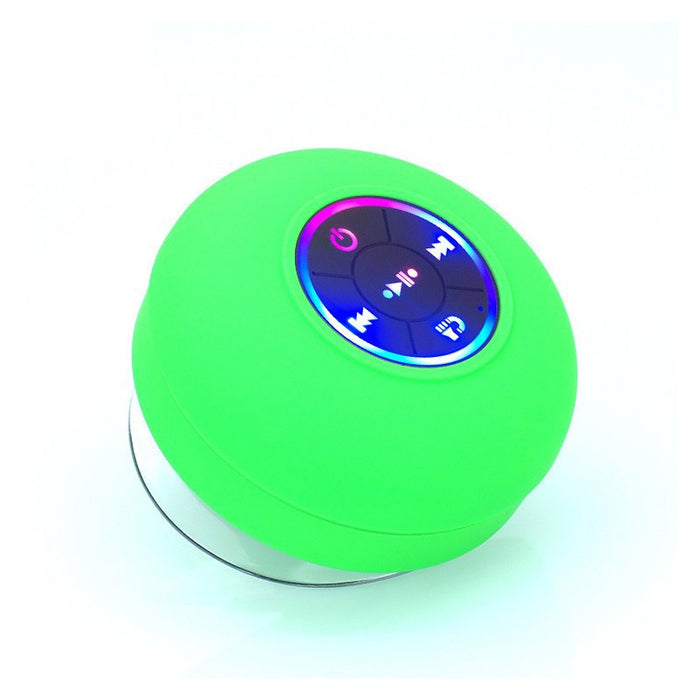 Waterproof LED Bluetooth Speaker with Suction Cup