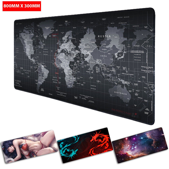 Extended Gaming Mouse Pad & Desk Mat (800mm x 300mm)
