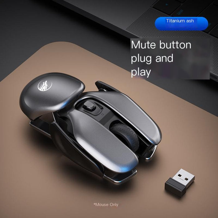 Rechargeable Silent Wireless Mouse (Aluminum Alloy)