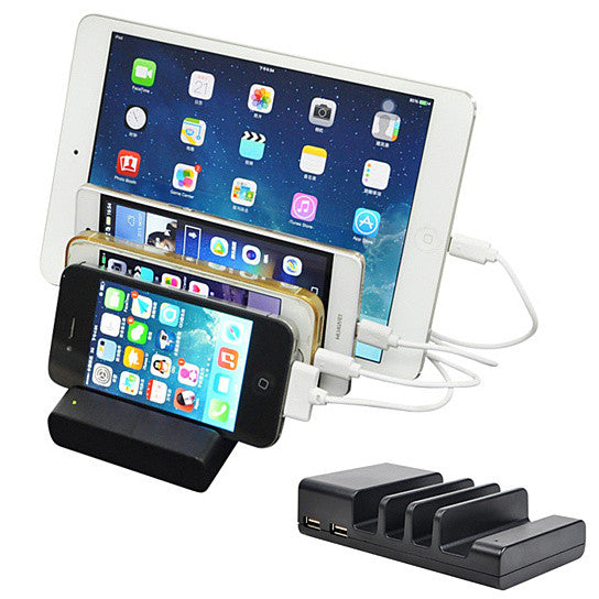 Multi-Device Charging Station Organizer